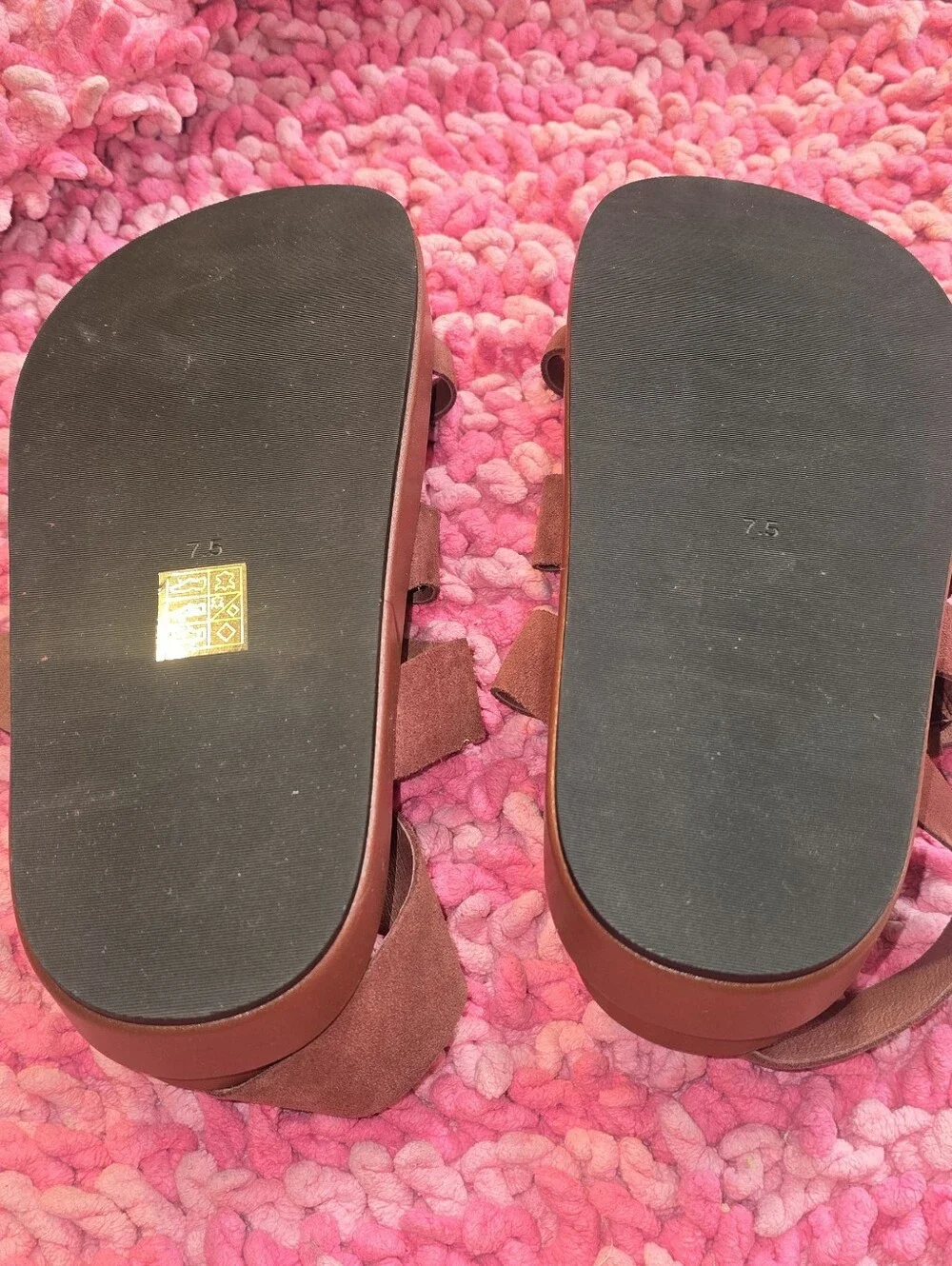 Jeffrey Campbell Brick Color Suede Sandals